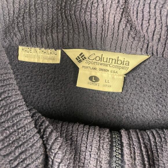 Columbia Women's Large Blue Long Sleeve Fleece Sweatshirt w/ Pockets - Picture 5 of 11